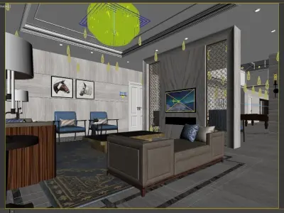 Living room 3D model