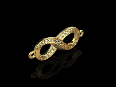 infinity pendant model 839 3D print model