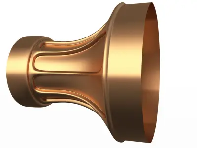 Column Capital Low-poly 3D model