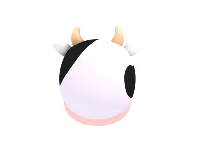 Cow Head 3D model
