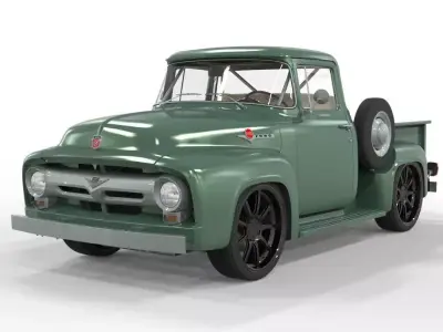 Pick Up 1956 Stock  3D model