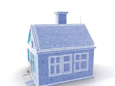 Modern Medical Clinic model pack Low-poly 3D model