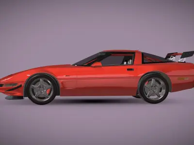 Chevrolet Corvette C4 ZR1 - 1983-1996 3D model