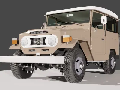 Toyota fj40 Landcruiser 3D model
