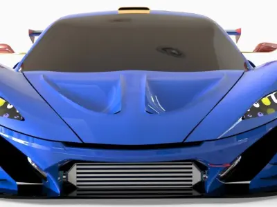 P1 GTR 3D model