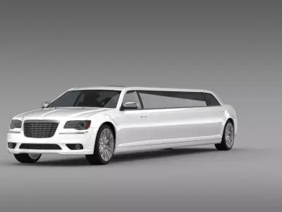 Chrysler 300C 2013 Limousine 3D model
