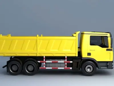 truck dump 3D model get