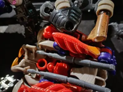 Transformers Beast Wars Transmetal Rampage Blaster 3D print model