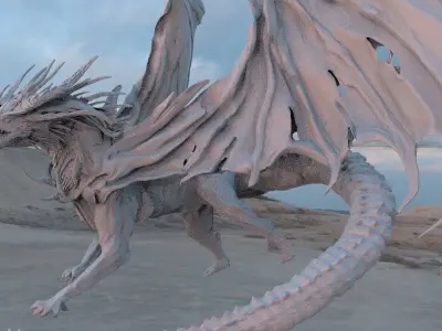 Dragon new full body 3D model