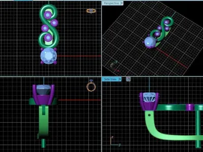 Earrings 59 3D print model