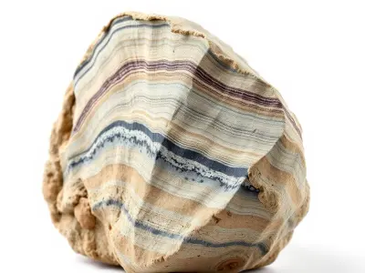 Layered Sedimentary Rock Model Pack Low-poly 3D model