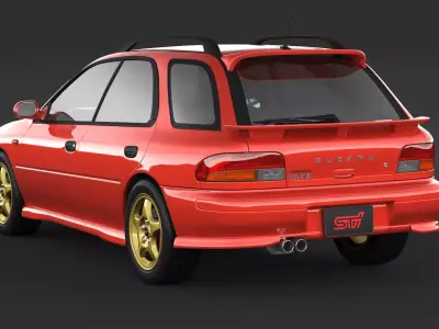 Subaru Impreza WRX STI 3D model