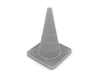 traffic cone 3D model