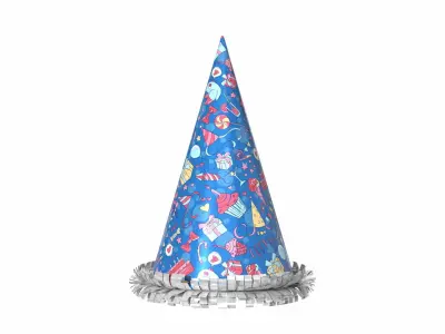 Party Hats Low-poly 3D model