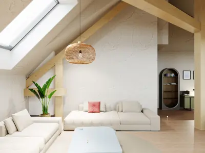 Loft Interior Design 3D model