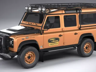 Land Rover Defender Works V8 Trophy 2021 3D model