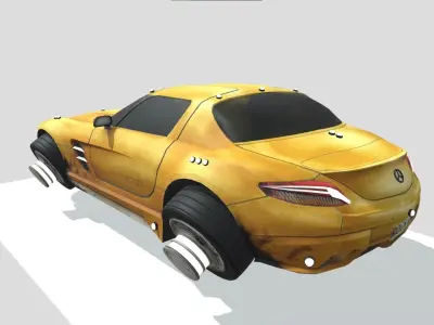 car taxi 3D model
