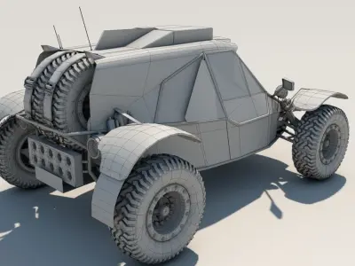 Suzuki Swift GTI Buggy UTV Dakar 3D model