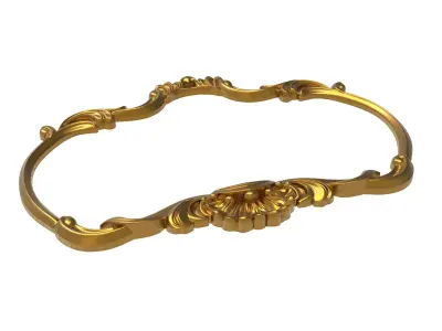 carved frame  3D model 3