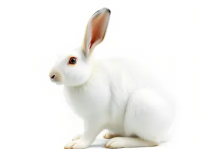 Realistic Rabbit Model Pack for D Rendering and Games Low-poly 3D model