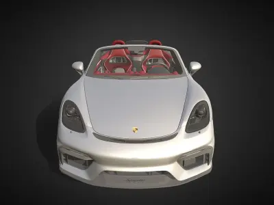 2020 Porsche 718 Spyder 3D model