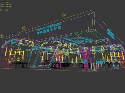 Exhibition - Area - 17X14-3DMAX2009-09 3D model