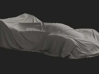 Sportcar Cover 03 3D model