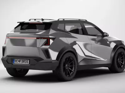 Generic Modern Compact Class SUV 3D model