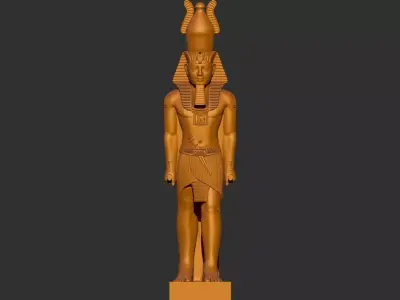Ramesses Ramses  II statue  STL 3D Printable model 3D print model