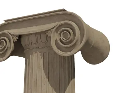 Ionic column  3D model