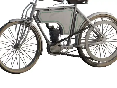 1904 automatic inlet valve 3D model