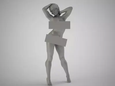 Slim Girl 3D print model