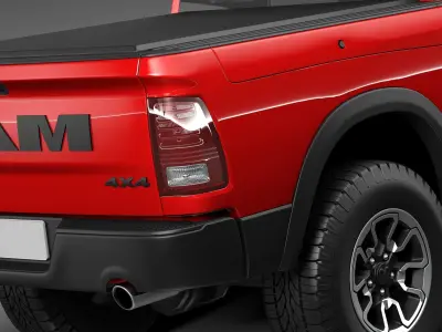 Dodge Ram 1500 Rebel 2015 3D model