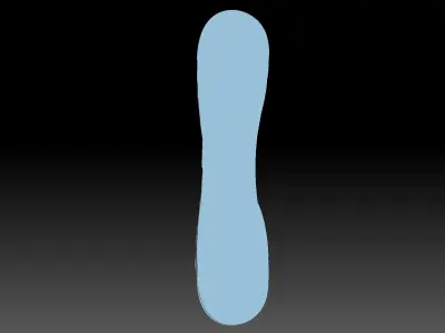 The handle 3D print model