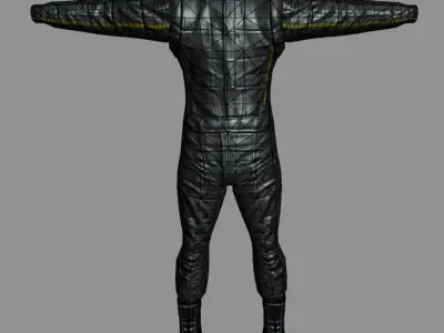 Character Cloth Low-poly 3D model