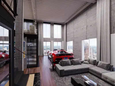 Ferrari J50 Penthouse 3D model