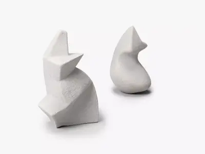 Mudrenko Woman and Dance Figures 3D model