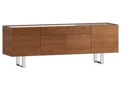 HORIZON SIDEBOARD WALNUT 3D model