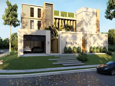 VILLA MODEL 3D model