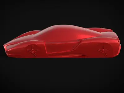 Ferrari Enzo Speedform Supercar Automotive Art  3D model