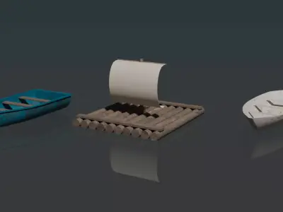 GAME READY BOATS ASSET PACK Free low-poly 3D model