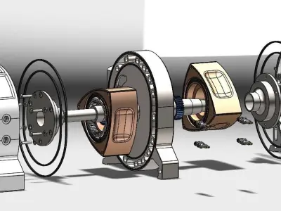 Wankel Engine by Solidworks 3D model