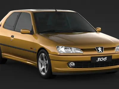 Peugeot 306 GTI 3D model