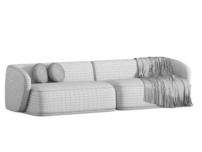 Rene Sectional Sofa 3D model
