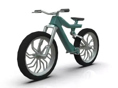 EBike Concept Bicycle Low-poly 3D model