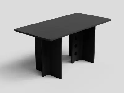 Rectangular Dining Table 3D model