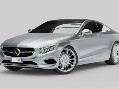 Mercedes-Benz S Class Coupe 2015 3D model