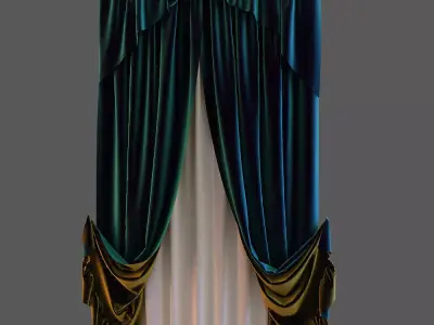 Green Cloth Free 3D model