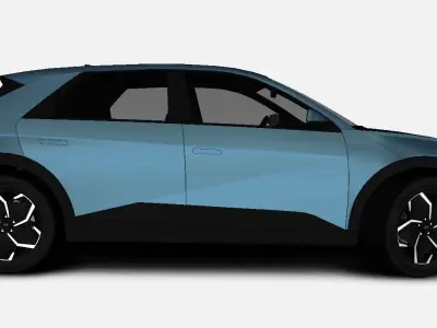 Hyundai Ioniq 5 SE US-Spec 2023 Gameready Low-poly 3D model