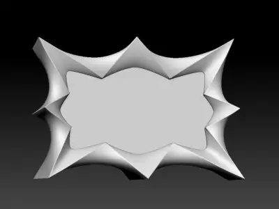 Star Photo Frame 3D print model